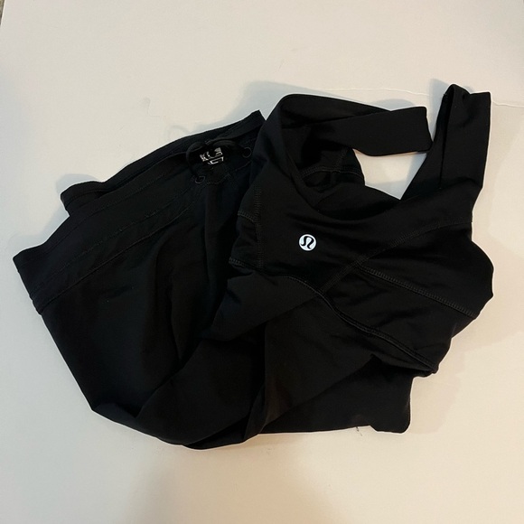 Black Run Tame Tank with Drawstring Hem Women’s 4 Lululemon Top - Picture 10 of 11